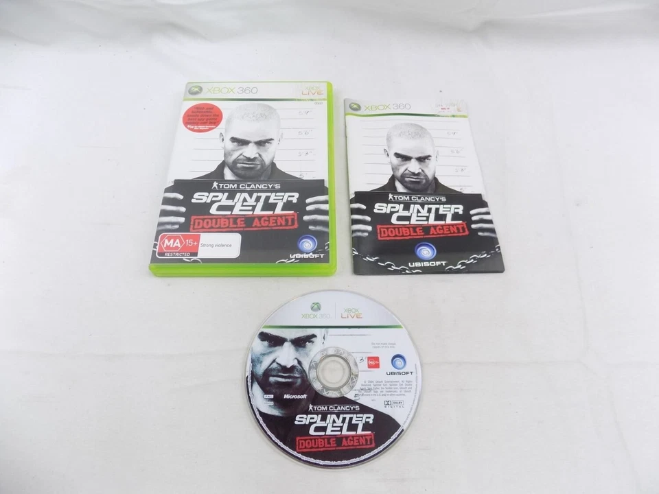 Mint Disc Xbox 360 Tom Clancy's Splinter Cell Double Agent - Inc Manual - Image 1 of 1