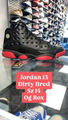 NIKE AIR JORDAN 13 RETRO OG DIRTY BRED TALLA 14 414571-003 AUTÉNTICAS DE COLECCIÓN CAJA LIMPIA Foto 1 de 4