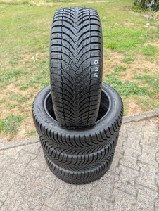 4x Michelin Alpin A4 195/45 R16 84H XL M+S Winterreifen DOT2011 8,5mm NEU - Bild 1 von 15