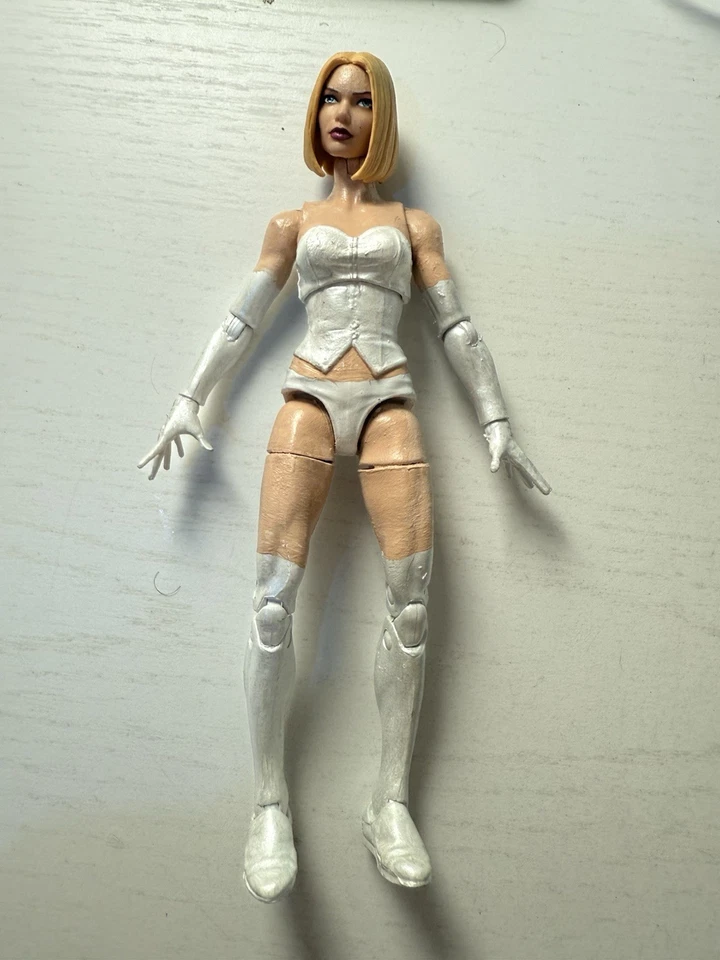 "Figura suelta personalizada de 6"" Emma Frost White Queen X-Men de Marvel Legends" Foto 1 de 2