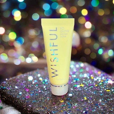 Exfoliante enzimático facial WISHFUL Yo Glow AHA & BHA 20 ml 0,67 fl oz Deluxe mini nuevo sin caja Foto 1 de 4