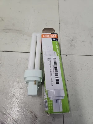 Osram Energy Saving Light Bulb, 2-pin Socket to Operate ECC G24d-2, 18 W - Image 1 of 4