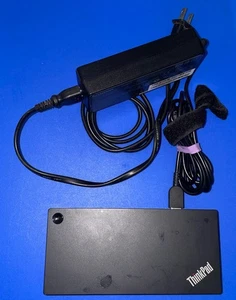 Lenovo ThinkPad USB C Dock Gen 2 40AS0090US 40AS con adaptador de aire acondicionado - Imagen 1 de 19