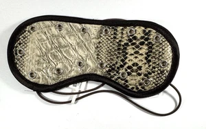 FFBOT snakeskin look rivet eye cover Sleep Mask Claire’s - Picture 1 of 3