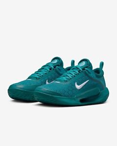 Neuf Nike Court Air Zoom NXT Geode Sarcelle DV3276-301 homme taille 11,5 tennis 140 $
