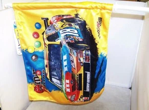 VINTAGE 2008 WINCRAFT PREMIUM 2 SIDED CAR FLAG NASCAR #18 M&MS KYLE BUSCH NOS - Picture 1 of 5