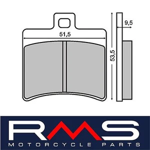 pastiglie freno POSTERIORE KSR MOTO BY GENERIC Code X 150 2013 4T RMS 225100310 - Bild 1 von 1