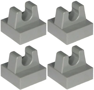 Fehlender Lego Stein 2555 DkStone x 4 Fliese 1 x 1 mit Clip - Bild 1 von 2