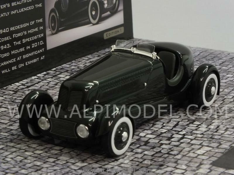 Ford Edsel Roadster 1934  Pearl Essence Gun Metallic 1:43 MINICHAMPS 437082080 - Immagine 1 di 1