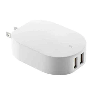 BLACKWEB Chargeur mural double port USB-A blanc BWA21WI303C - Photo 1 sur 3