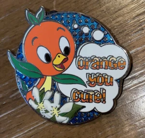 Disney Pin 2020 LE 2000 Florida Orange You Cute Bird Scents Citrus - Picture 1 of 1
