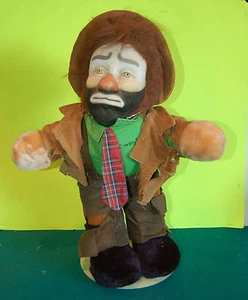Emmett Kelly Jr. Collectible Doll with Stand 18 in Tall - Picture 1 of 3