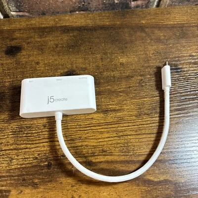 j5create - USB 3.0 Mini Docking Station -white JCA379 - Image 1 of 4