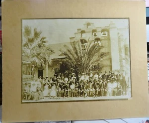 Malta Bend Missouri tourist group California cabinet photograph 1904 trolley - Picture 1 of 4