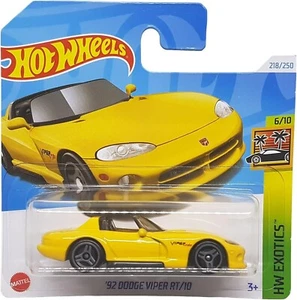 HOT WHEELS EXOTICS 6/10 92 DODGE VIPER RT/10 Gelb 1:64 - Bild 1 von 2