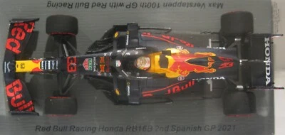 Spark 1:43 S7674 Red Bull Honda RB16B #33 2º GP de España 2021 Max Verstappen Foto 1 de 4