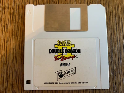 DOUBLE DRAGON II GAME AMIGA COMPUTER 3.5" INCH FLOPPY(S) TESTED NEAR MINT - Image 1 of 2