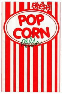 ¡RARO!”Bolsa de maíz pop firmada a mano Bob Gurr de Disney Imagineer Legend” - Imagen 1 de 1