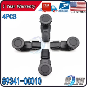 4Pcs New Black PDC Parking Sensor 89341-0C010 For Toyota Tundra 4.0L 4.6L 5.7L - Bild 1 von 9