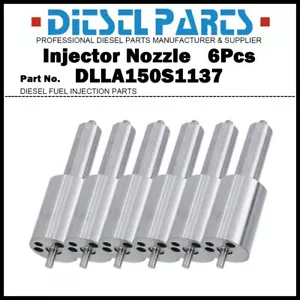 6 piezas boquilla de inyector DLLA150S1137 0433271714 para turbostar IVECO Eurostar 17.2D - Imagen 1 de 4