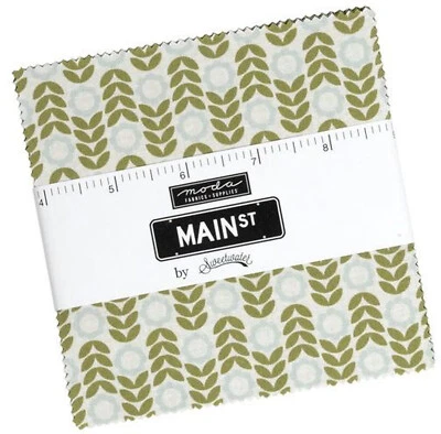 Main Street Moda Charm Pack 42 100% Cotton 5" Precut Fabric Quilt Squares - Image 1 of 2