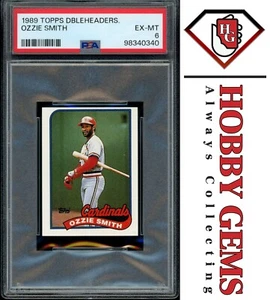 Doble cabezal Topps OZZIE SMITH PSA 6 1989 - Imagen 1 de 2