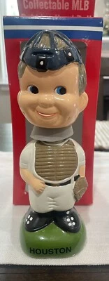TEI TWINS ENTERPRISE HOUSTON ASTROS 1999 GENÉRICO BOY CATCHER BOBBLEHEAD VENTA AL POR MENOR Foto 1 de 4