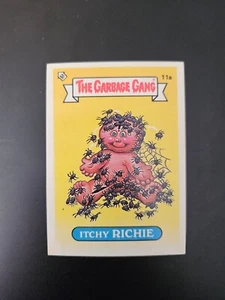 Itchy Richie 11a - The Garbage Gang Card 1985 Rare Australian Release  - Picture 1 of 2