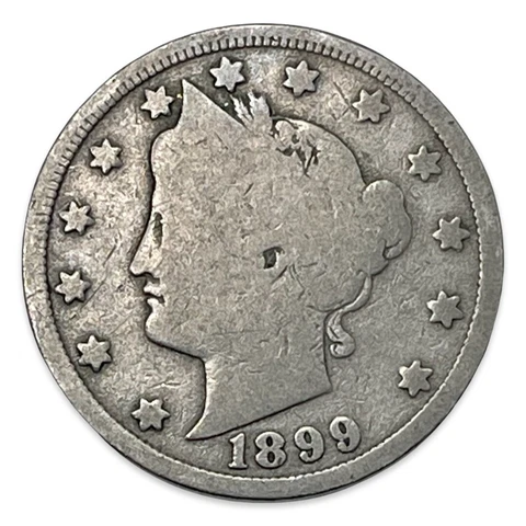1899 United States Liberty V Nickel - Good #US7173 Cover