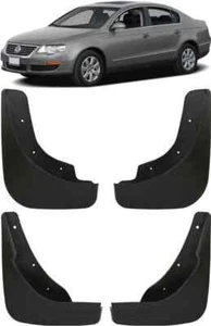 Genuine Molded Splash Guards Mud Flaps Fit FOR VW 2006-2011 Passat B6 3C Sedan - Picture 1 of 8