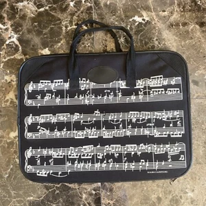 Albert Elovitz Inc. Porte-documents en tissu pour notes de musique - Photo 1/6