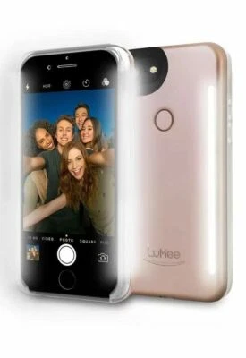 LuMee DUO Mobile Lighting Studio Case for iPhone SE 2020 iPhone 7 iPhone 8 Rose - Image 1 of 2