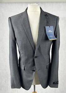 Chaqueta de Lana Italiana Next Calce Ajustado Gris 38R TD029 AA 13 - Imagen 1 de 5