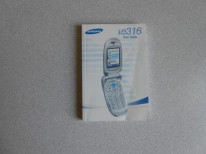 ~~GUIDE DE L'UTILISATEUR DU TÉLÉPHONE PORTABLE SAMSUNG SGH-e316 - VINTAGE~~ - Photo 1 sur 3