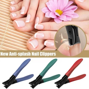 Hard Nail Clippers Manicure Trimmer Toenails Nippers Anti-Splash Nails Cutters ↻ - Picture 1 of 17