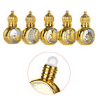 10ml Portable Essential Oil Roller Bottle Gold Crown Shape Perfume Bott-zd