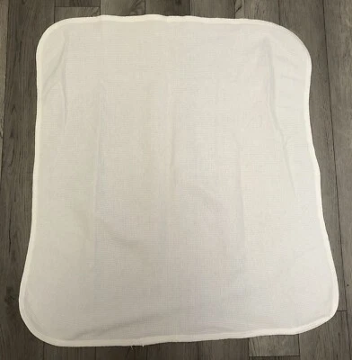 Manta Baby Morgan Blanco Algodón Térmica Tejido Waffle De Colección Recepción Foto 1 de 4