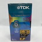 Tdk E-Hg Ultimate Performance T-120 Blank Vhs/Vcr Tapes 3 Pack Extra High Grade