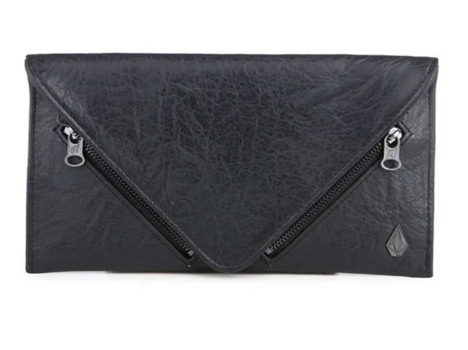 Volcom Woman Zip Trip Clutch Wallet BLK Portmonee schwarz NEW Neuware PORTOFREI! - Bild 1 von 3
