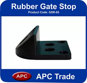 Rubber gate stop 65mm High for swing gates - Picture 1 of 1