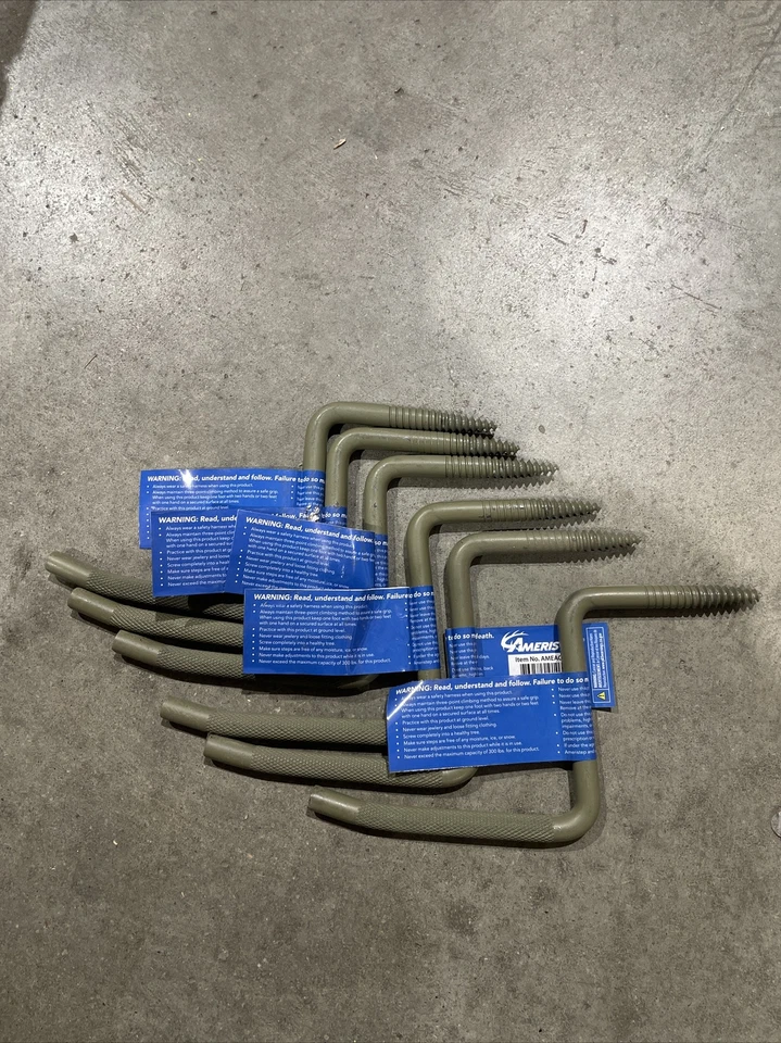 Ameristep 6 PACK 4NAS026 Step Up Tree Step . 6 pack screw in tree stand steps - Image 1 of 2