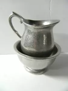 Wilton Armetele Zinn Krug und Schale Miniaturgröße - Bild 1 von 7