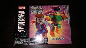Minimates Marvel Unmasked Spider-man and Doctor Octopus 2 pack  - Picture 1 of 2