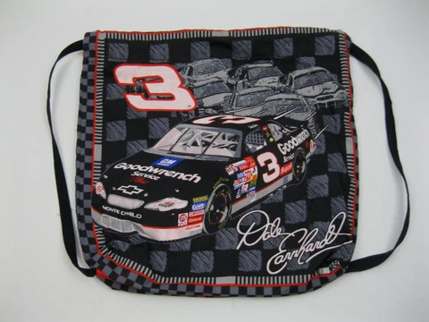 Dale Earnhardt #3 Cinch Drawstring Backpack Bag 14 x 13 Nascar Racing Cover