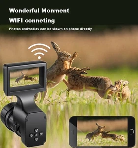 NVS30 Digital Night Vision Infrared Rifle Scope Camera WIFI Connecting 1080P - Picture 1 of 24