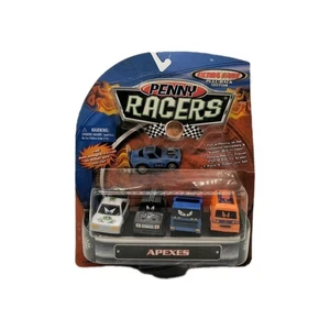 Penny Racers Apexes 4-Car Set New Sealed Pull-Back Motor Micro Toy Cars Ages 3+ - Picture 1 of 6