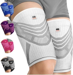 BLITZU Hamstring Compression Sleeve, Thigh Compression Sleeve for Women and Men - Picture 1 of 5
