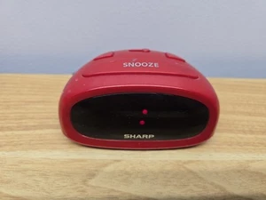 Vintage Red SHARP LED Alarm Clock Model: SPC095 Works - Picture 1 of 7