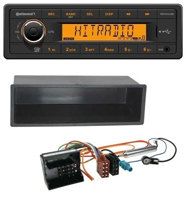 Continental 1DIN USB AUX MP3 Autoradio für Citroen Berlingo, C2, C3, Jumpy - Bild 1 von 4
