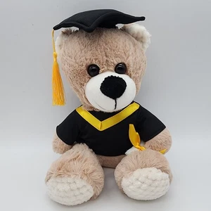 Abschluss Teddybär Plüsch 9 Zoll Unisex Mütze Kleid Quaste Diplom Stofftier Spielzeug - Bild 1 von 8